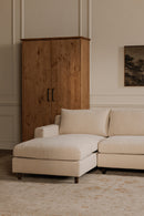 Modern European furniture - Chenille Sectional Sofa - www.oroa.com