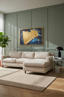 Modern European furniture - Chenille Sectional Sofa - www.oroa.com