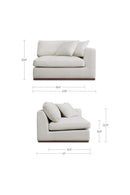 Hospitality furniture - Right-Armed Corner Chair - www.oroatrade.com