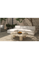 2-Piece White Outdoor Modular Sofa | Novi Living Miles | Oroatrade.com
