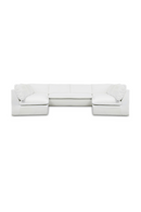 5-Piece White Outdoor Modular Sofa | Novi Living Miles | Oroatrade.com