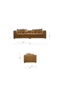 Tufted Cushion Sofa | Novi Living Davie | Oroa.com