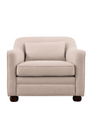 Cushioned Fabric Accent Chair | Novi Living Amira | Oroa.com