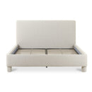 Gray Minimalsit Bed | Novi Living Ichigo