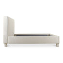 Gray Minimalsit Bed | Novi Living Ichigo