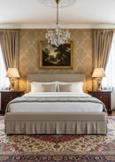 Hospitality furniture - Box Pleated Bed - www.oroatrade.com