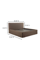 Hospitality furniture - Box Pleated Bed - www.oroatrade.com