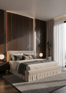 Hospitality furniture - Box Pleated Bed - www.oroatrade.com