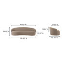 Taupe Outdoor Sofa | Novi Living Cove