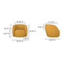 Hospitality furniture - Curved Back Outdoor Accent Chair - www.oroatrade.com