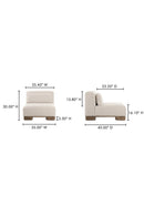 Hospitality furniture - Cream Fabric Slipper Chair - www.oroatrade.com