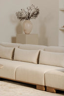 Hospitality furniture - Cream Fabric Sofa - www.oroatrade.com