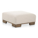 Beige Fabric Ottoman | Novi Living June