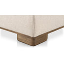 Beige Fabric Ottoman | Novi Living June