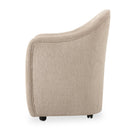 Barrel-Inspired Rolling Dining Chair | Novi Living Drava