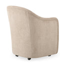 Barrel-Inspired Rolling Dining Chair | Novi Living Drava