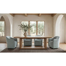 Barrel-Inspired Rolling Dining Chair | Novi Living Drava