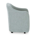Barrel-Inspired Rolling Dining Chair | Novi Living Drava