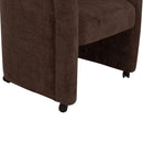 Curved Frame Rolling Dining Chair | Novi Living Mesto