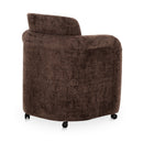 Curved Frame Rolling Dining Chair | Novi Living Mesto