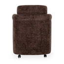 Curved Frame Rolling Dining Chair | Novi Living Mesto