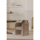 Curved Frame Rolling Dining Chair | Novi Living Mesto