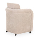 Curved Frame Rolling Dining Chair | Novi Living Mesto