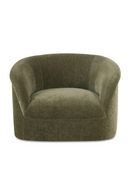 Velvet Rolled-Arm Lounge Chair | Novi Living Thora | Oroatrade.com