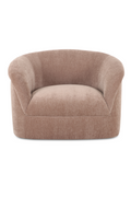 Velvet Rolled-Arm Lounge Chair | Novi Living Thora | Oroatrade.com