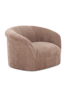 Velvet Rolled-Arm Lounge Chair | Novi Living Thora | Oroatrade.com