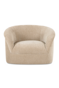 Velvet Rolled-Arm Lounge Chair | Novi Living Thora | Oroatrade.com