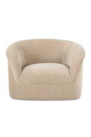 Velvet Rolled-Arm Lounge Chair | Novi Living Thora | Oroatrade.com