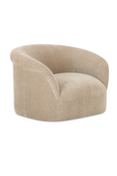 Velvet Rolled-Arm Lounge Chair | Novi Living Thora | Oroatrade.com