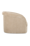 Velvet Rolled-Arm Lounge Chair | Novi Living Thora | Oroatrade.com