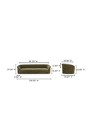 Textured Velvet Sofa | Novi Living Thora | Oroatrade.com