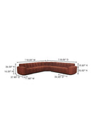 Hospitality furniture - Square-Tufted L-Shaped Sectional Sofa - www.oroatrade.com