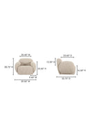 Hospitality furniture - Modern Minimalist Lounge Chair - www.oroatrade.com