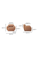 Hospitality furniture - Modern Minimalist Lounge Chair - www.oroatrade.com