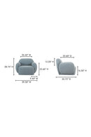 Hospitality furniture - Modern Minimalist Lounge Chair - www.oroatrade.com