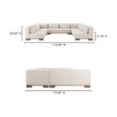 Beige U-Shaped Modular Sofa | Novi Living June