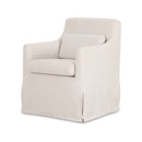 Hospitality furniture - Beige Slipcover Dining Chair - www.oroatrade.com