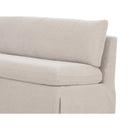 Beige Dining Bench Slipcover | Novi Living Fable