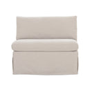 Beige Dining Chair and Half Slipcover | Novi Living Fable