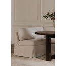 Beige Dining Chair and Half Slipcover | Novi Living Fable