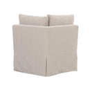 Beige Corner Dining Chair Slipcover | Novi Living Fable