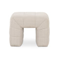 Wide Channel Detail Stool | Novi Living Verity