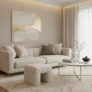 Wide Channel Detail Stool | Novi Living Verity