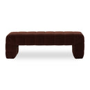 Brown Upholstered Bench | Novi Living Verity