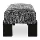 Textured Fabric Bench | Novi Living Priya