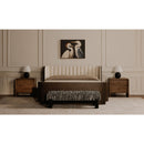 Textured Fabric Bench | Novi Living Priya